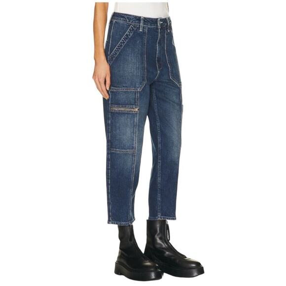 Mother Superior The Private Zip Pocket Ankle Jeans In Mile High Size 28 - Picture 8 of 15